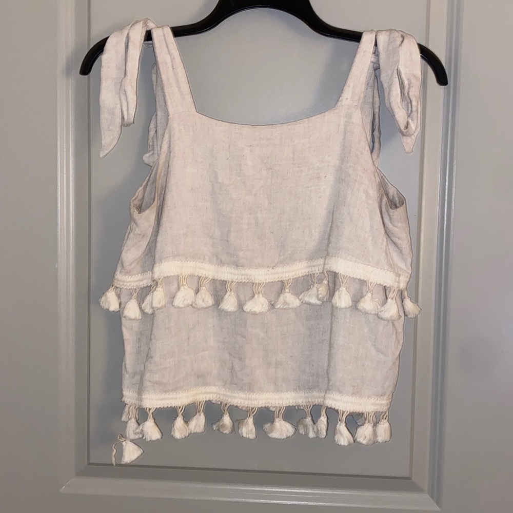 Olivaceous Flowy Top